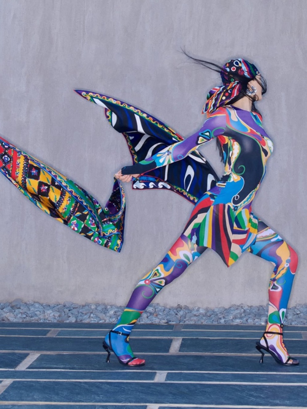 PUCCI ORCHIDEE PRINT TIGHTS - Picture 8 of 16